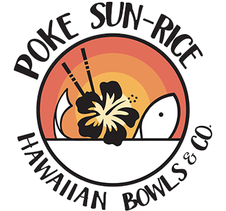 poke sun rice Logo
