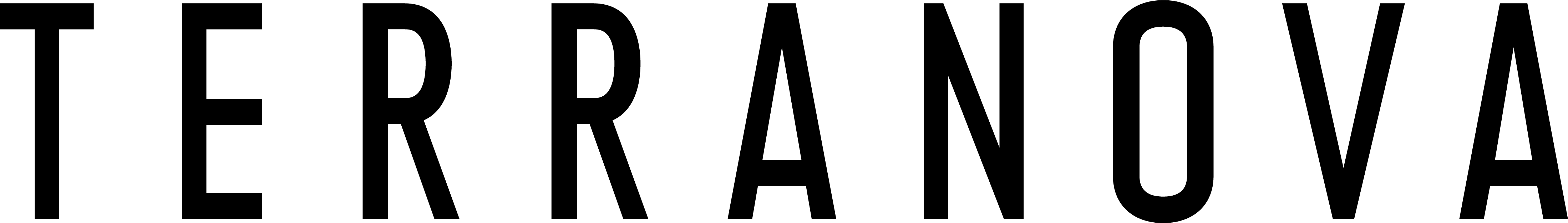 logo terranova nero su sfondo bianco