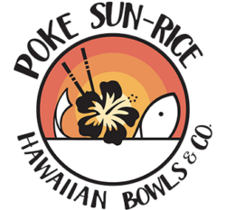 poke sun rice Logo